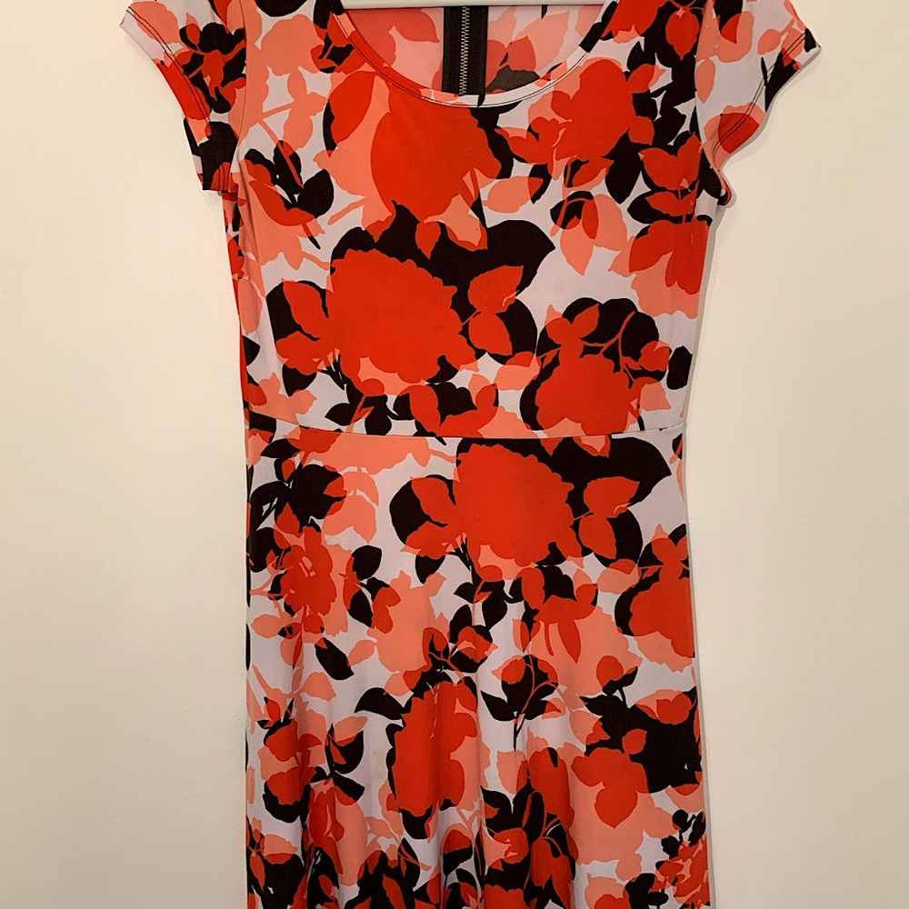 MK ~ Michael Kors Trendy Floral Print Dress size S - Picture 2 of 7